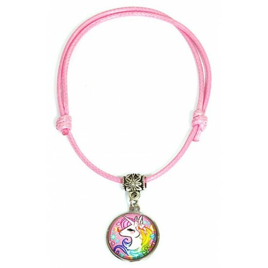 Armband eenhoorn - Licht roze - Medase