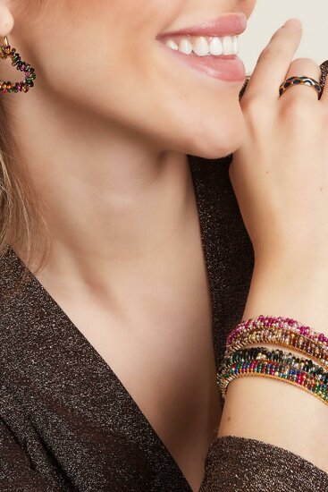 Armband gina - Goud/Groen - Medase
