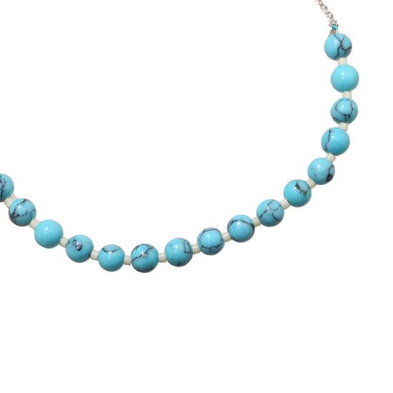 Armband nature - blauw - Medase