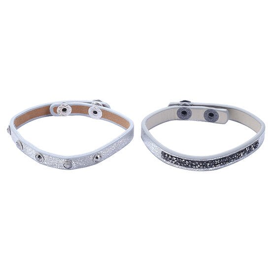 Armbanden set bling - Zilver - Medase