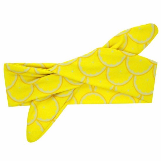Baby/kinder Knoop haarband lemon - Medase