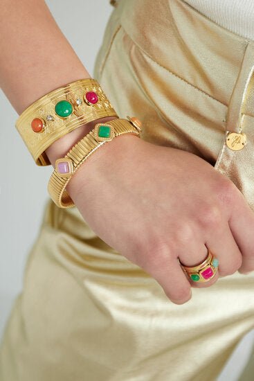 Bohemian armband dreamy - Goud - Medase