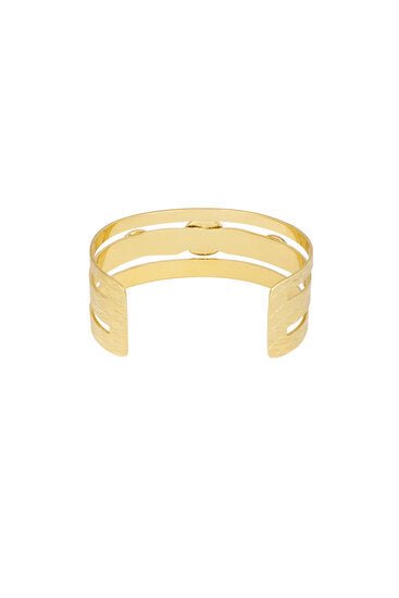 Bohemian armband golden lines - Medase