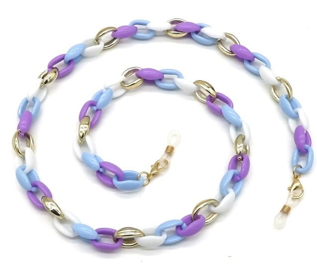 Brillenkoord collerfull chain - Paars - Medase