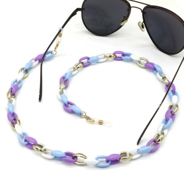 Brillenkoord collerfull chain - Paars - Medase