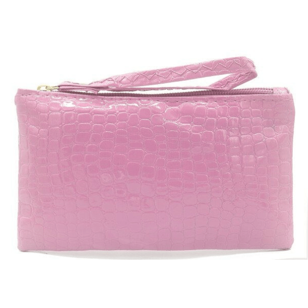 Clutch/\wallet snake - Roze - Medase