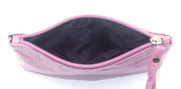 Clutch/\wallet snake - Roze - Medase