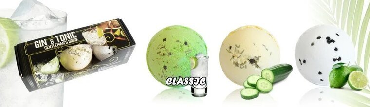 Cocktail Bath Bombs - Gentleman’s Drink, Gin & Tonic - Medase