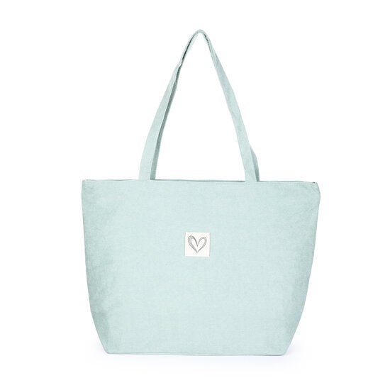 Corduroy shopper - Groen - Medase