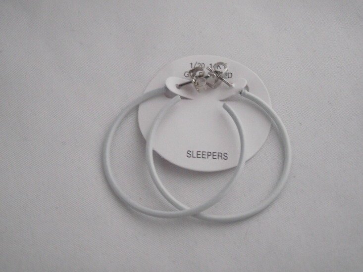 Creolen wit 3,5 CM - Medase