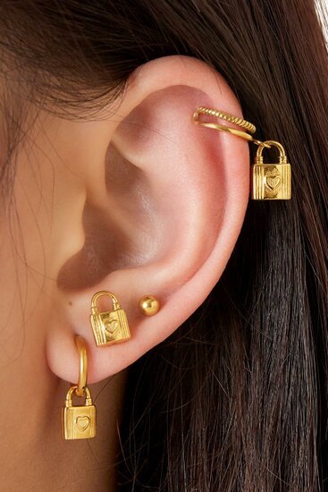 Earcuff lock - Zilver - Medase