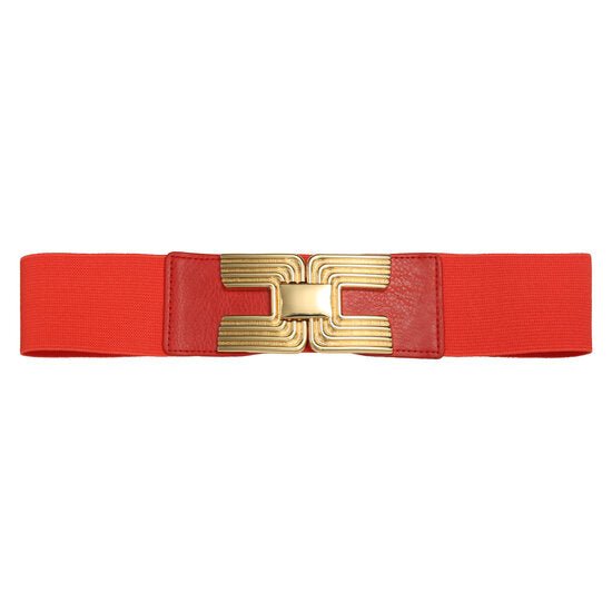 elastische taille riem - Rood/ Maat S/M - Medase