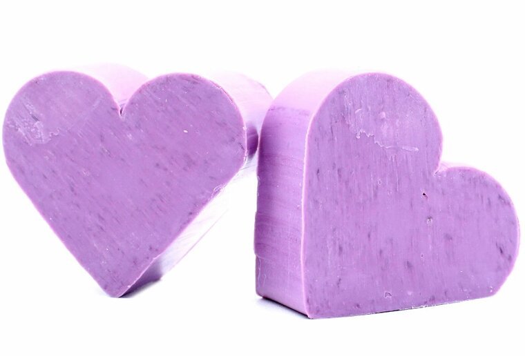 Gastenzeepje hart - Lavendel - Medase