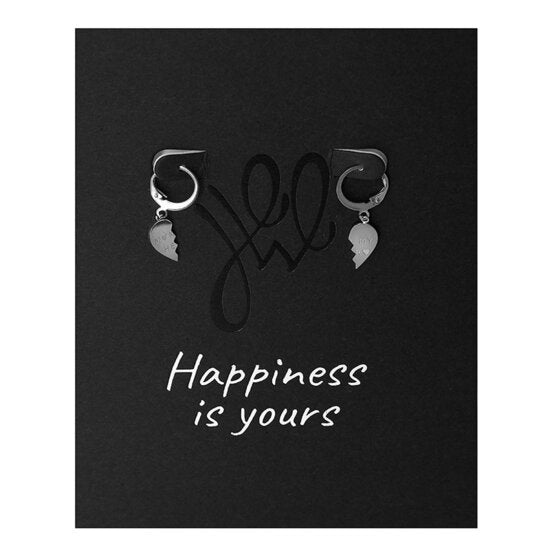Giftcard Stainless steel oorbellen - mom my hero - Zilver - Medase
