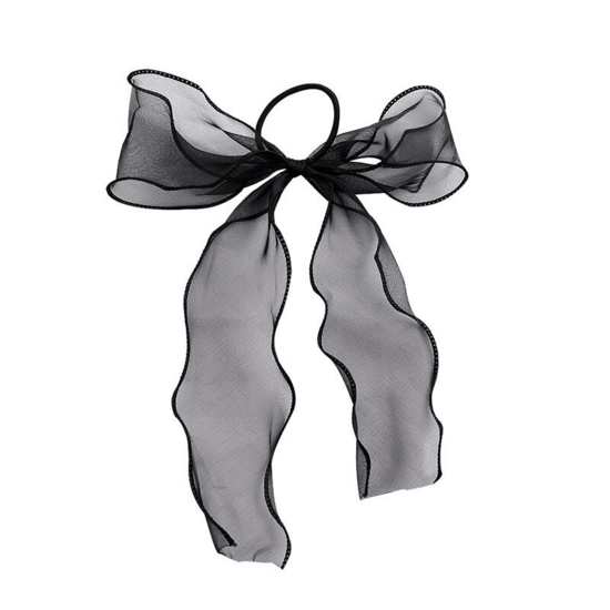 Haar elastiek organza strik - Div kleuren - Medase