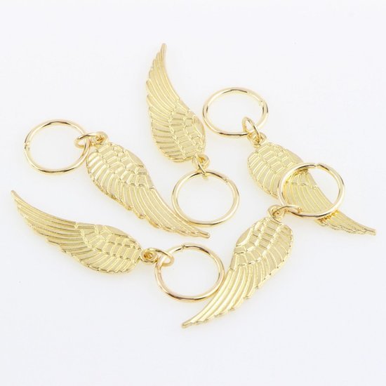 Haar Piercings vleugel - Goud - Medase