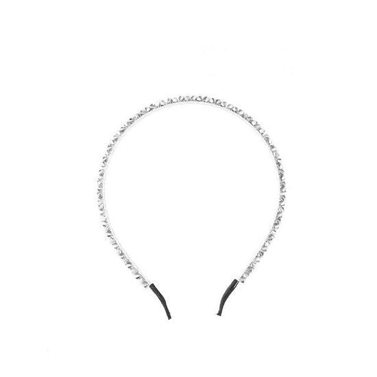 Haarband kristal kralen - Wit - Medase