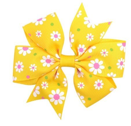 Haarspeldje flower strik - Diverse kleuren - Medase