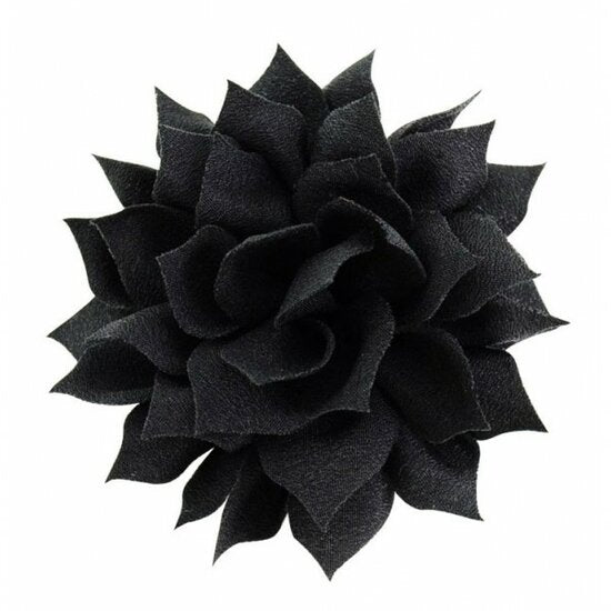 Haarspeldje flower - Zwart - Medase