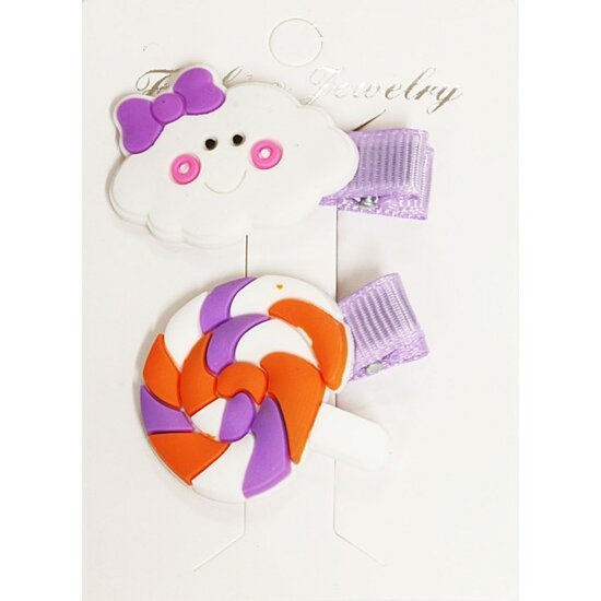 Haarspeldjes candy cloud - Paars - Medase
