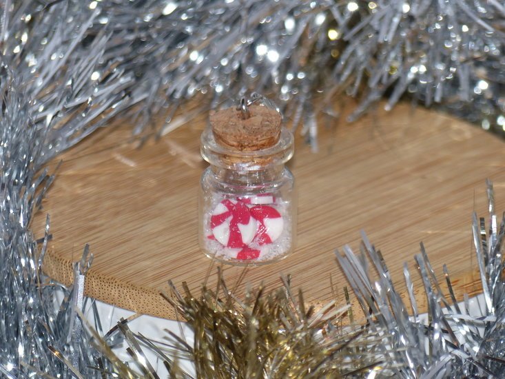 Handmade Bedel - Candy cane jar - Medase