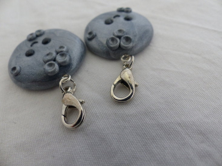 Handmade moon bedels - zilverkleurig - Medase