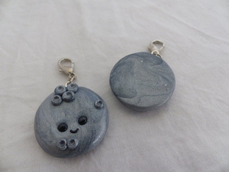 Handmade moon bedels - zilverkleurig - Medase