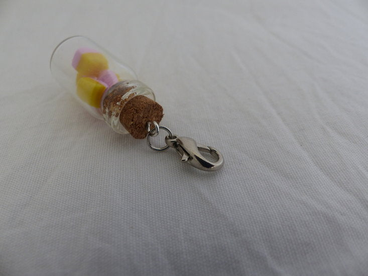 Handmade schuimblokken in glazen flesje - Medase