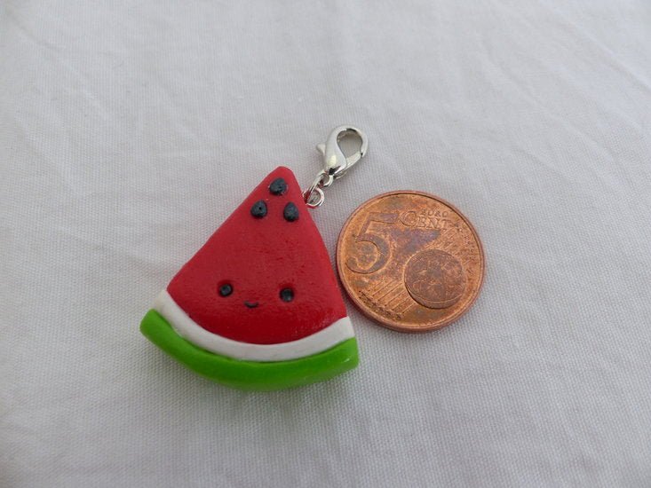 Handmade watermelon slice bedel - groot - Medase