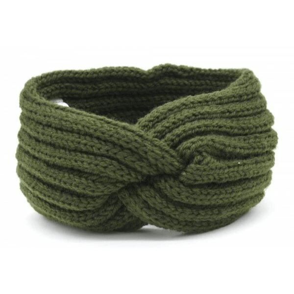 Headband twist - Groen - Medase