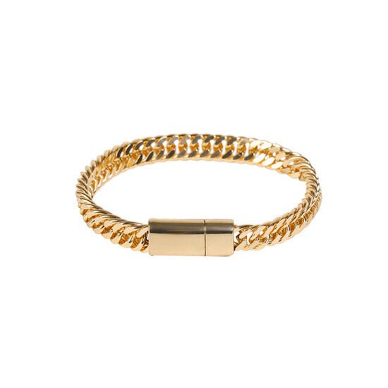 Heren schakel armband Sophisticated - Goud - Medase