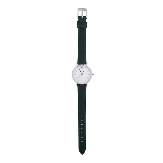 Horloge little time - Groen/Zilver - Medase