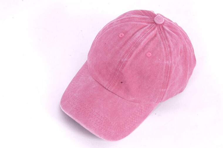 Jeans cap/pet - Rood - Medase