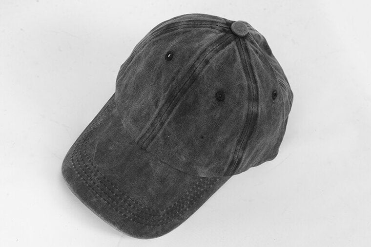 Jeans cap/pet - vaal Zwart - Medase