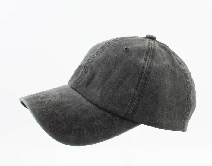 Jeans cap/pet - vaal Zwart - Medase