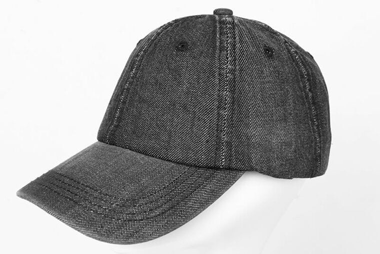 Jeans cap/pet - Zwart - Medase