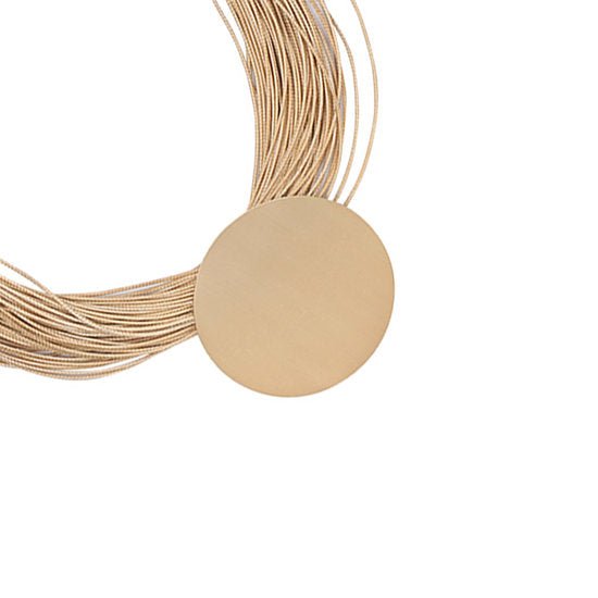 Ketting Big Circle - Taupe - Medase