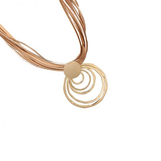 Ketting 'Circles' - Goud - Medase