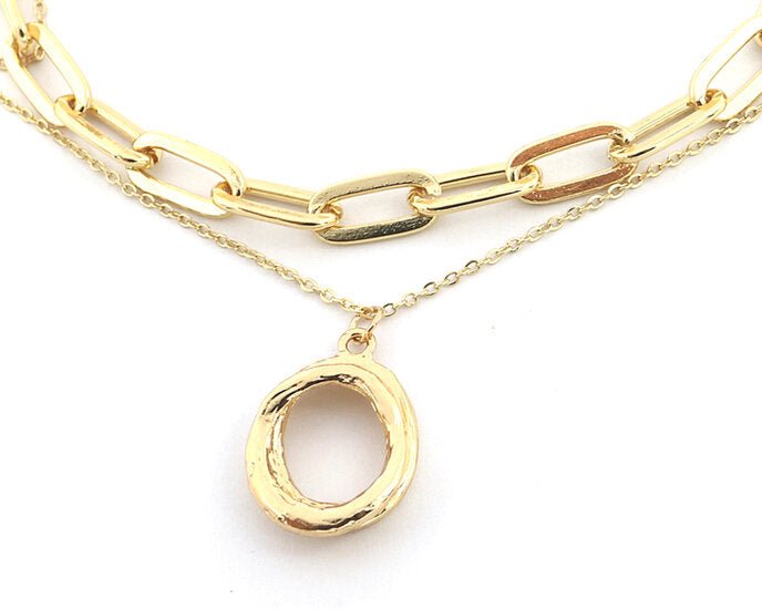 Ketting dubble chain - Goud - Medase