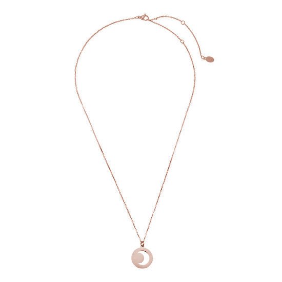 Ketting moon stainless steel - Goud - Medase