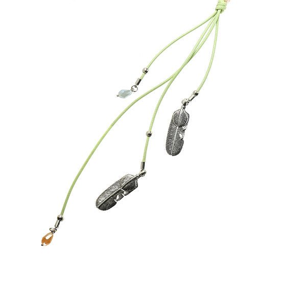 Ketting mystical leafs - Groen - Medase