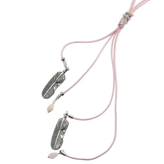 Ketting mystical leafs - Roze - Medase