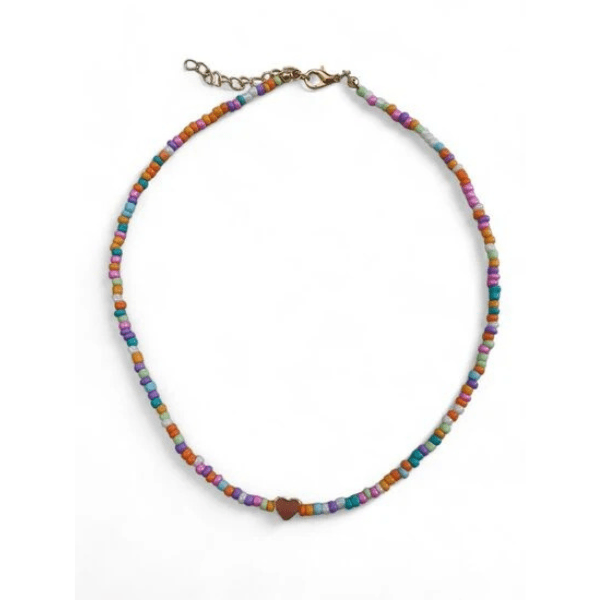 Ketting summer vibes heart - Multi - Medase