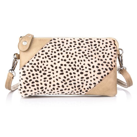 Kleine tas cheetah beige - Medase