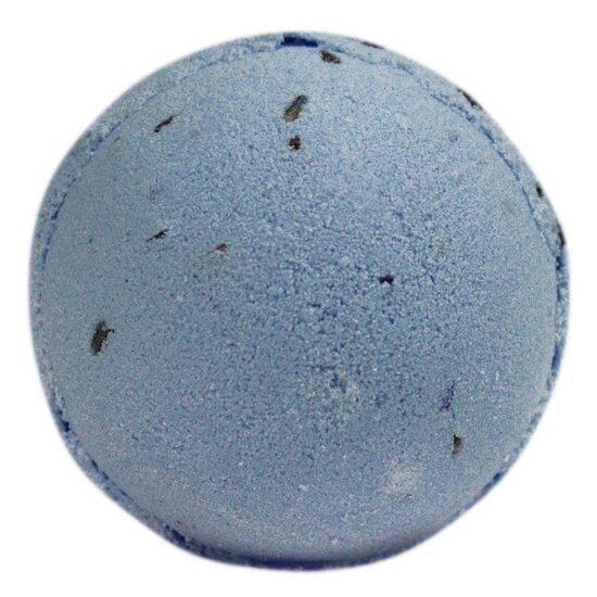 Lavender Seed Jumbo bruisbal met sheaboter badbom 180 gram lavendelgeur en lavendelzaden