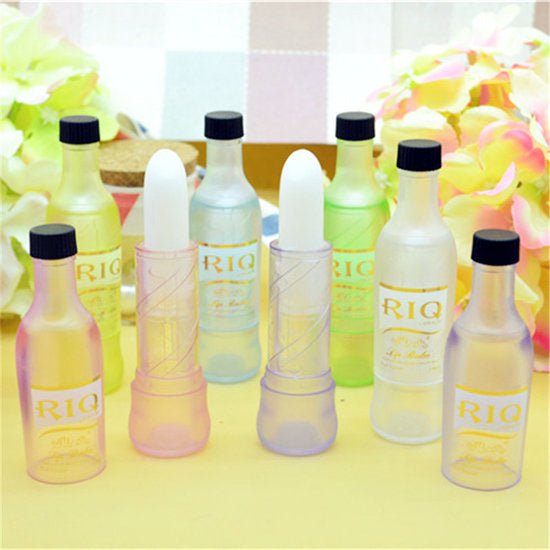 Lip balsem wijn/cocktail fles - Div kleuren - Medase