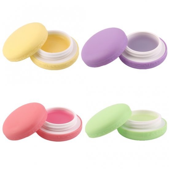 Macaron lipbalm met kwastje - Medase