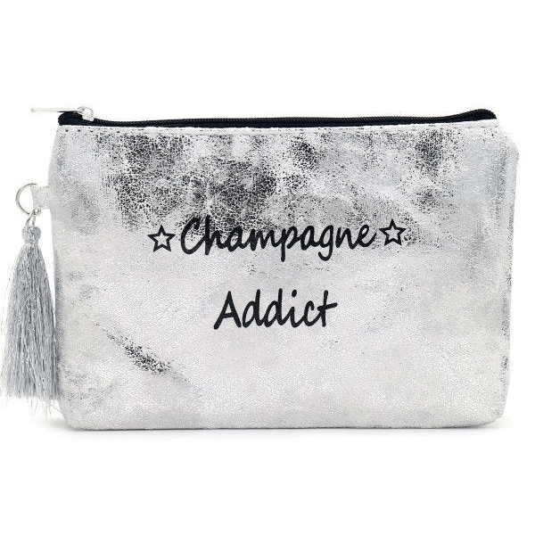 Make - up/Toilet tas champagne addict - Zilver - Medase