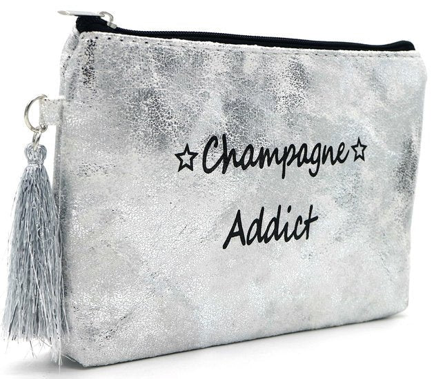 Make - up/Toilet tas champagne addict - Zilver - Medase