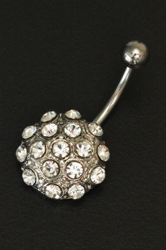 Navel Piercing rond clear - Medase